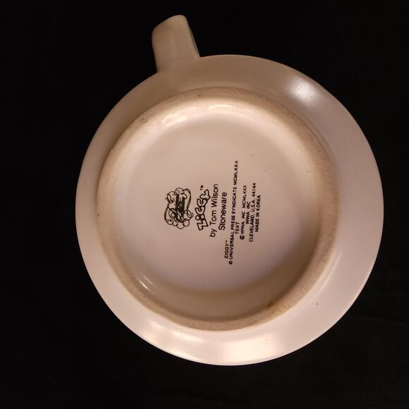 Vintage Ziggy Soup Coffee Mugs Stoneware Set 2 Tom Wilson Classic Cartoon 1980 - Picture 5 of 9